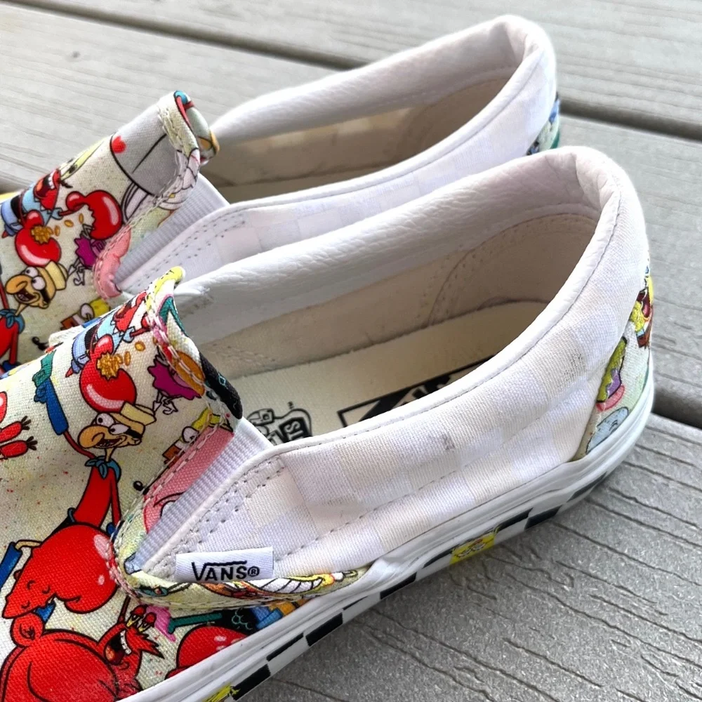 Vans Spongebob SquarePants Slip-Ons - Women 9 - Great Condition - Picture 3 of 8